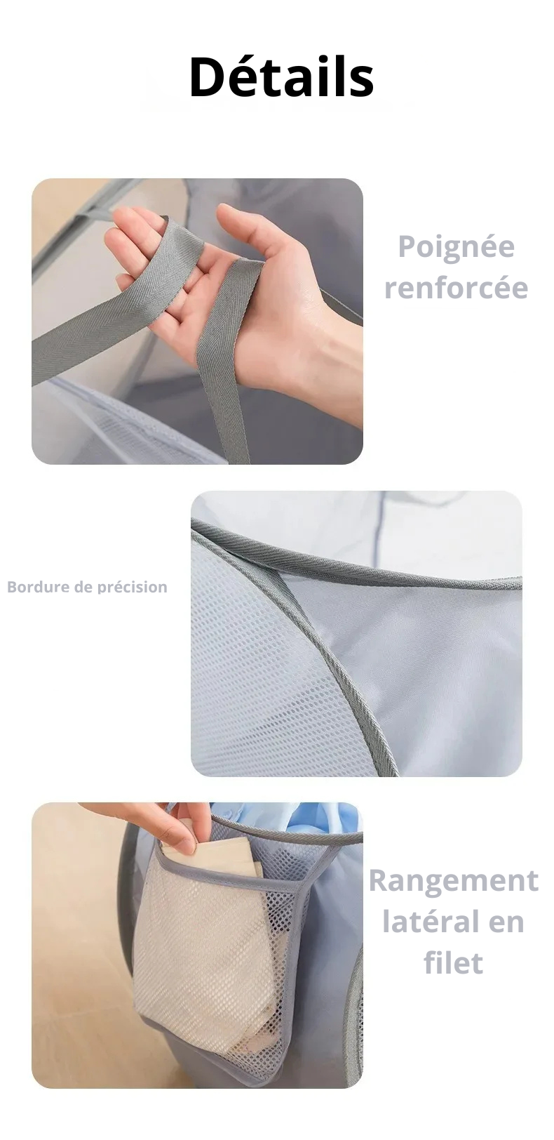 Panier de rangement salle de bain