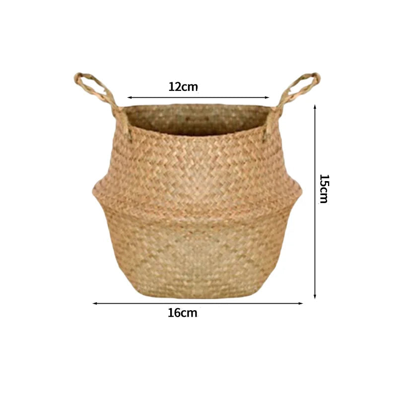 grand panier en osier pour plante