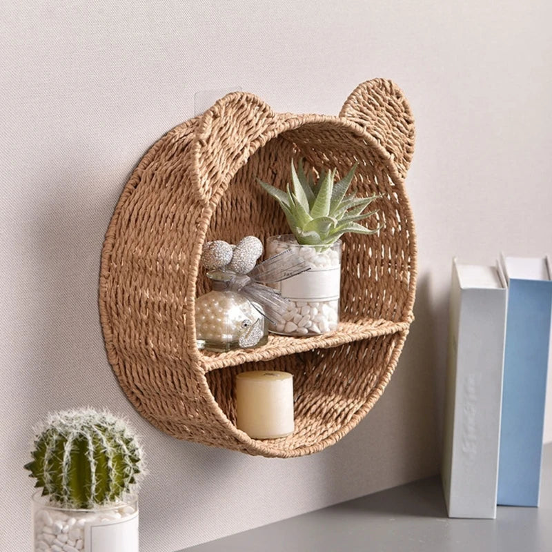 Panier décoratif mural