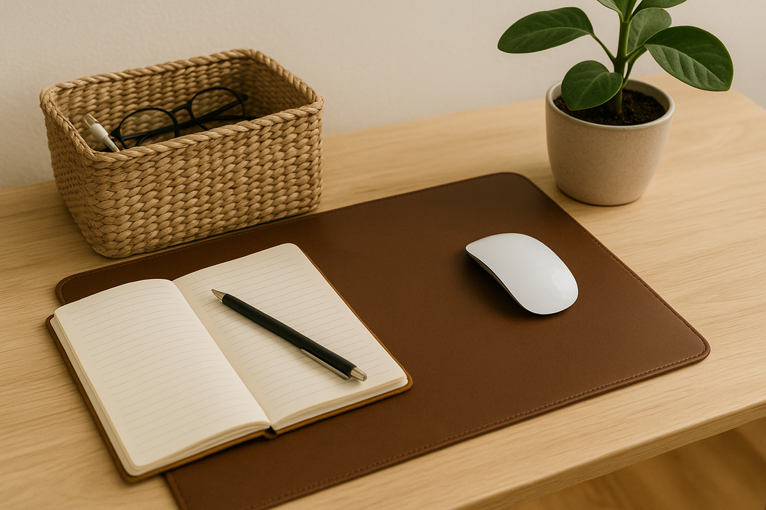 Pourquoi adopter un sou-main de bureau assorti à votre panier de rangement ?