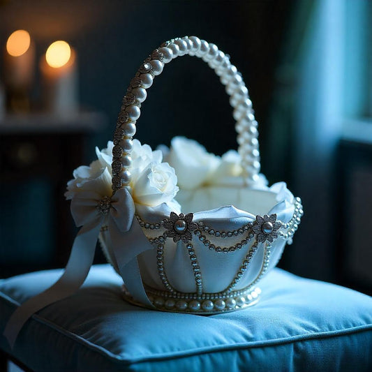 Comment décorer un panier de mariage ? Idées romantiques pour un panier décoration raffiné
