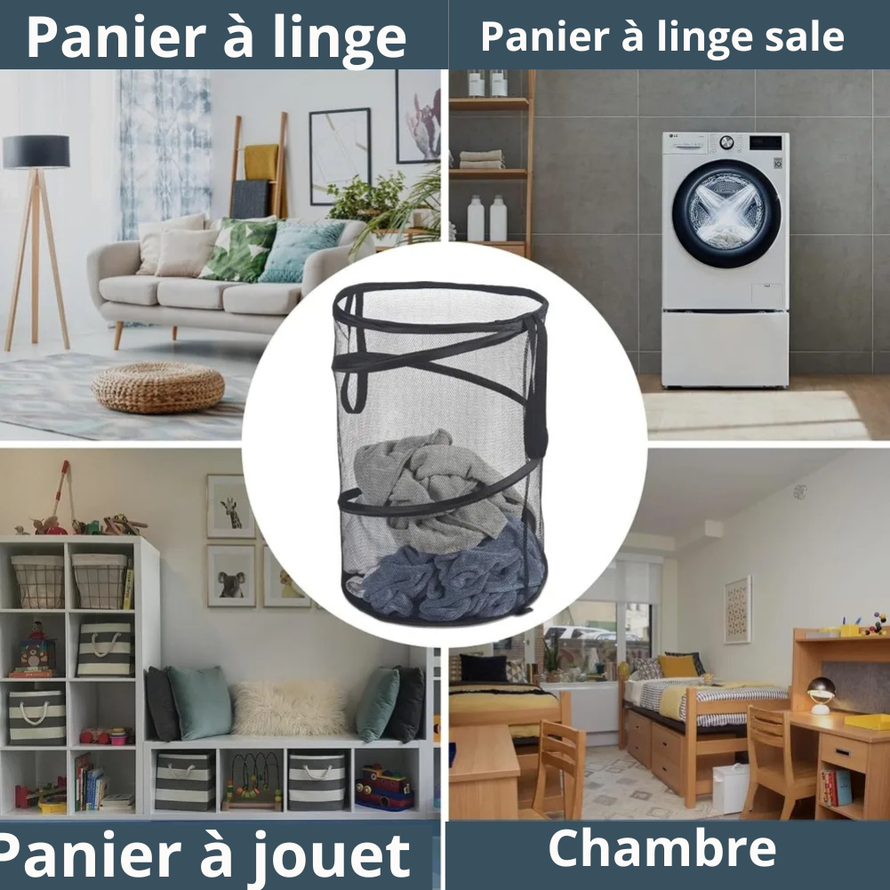 Panier à linge tissu