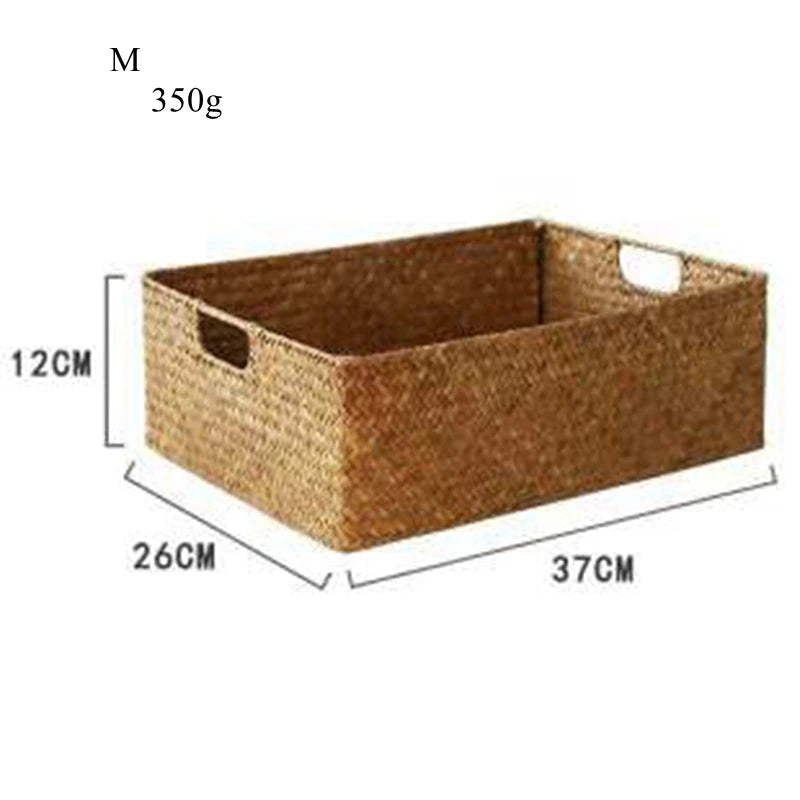 Panier en osier rangement