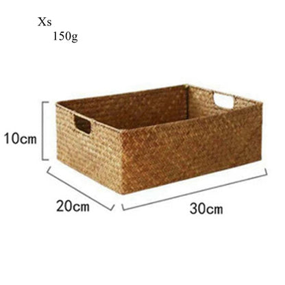 Panier en osier rangement