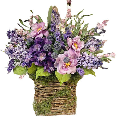 Panier de fleurs des champs