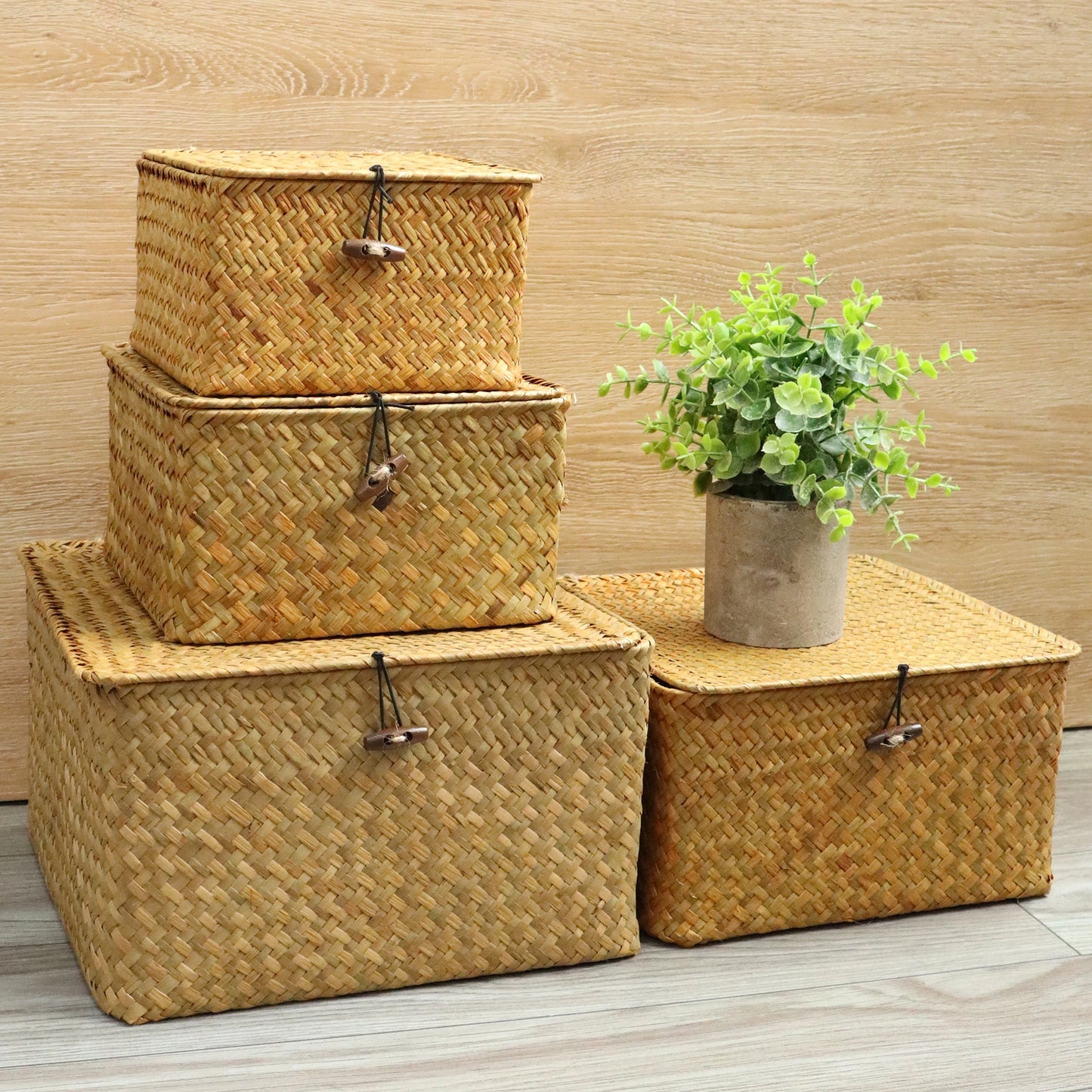 Panier rangement en osier
