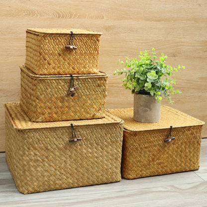 Panier rangement en osier