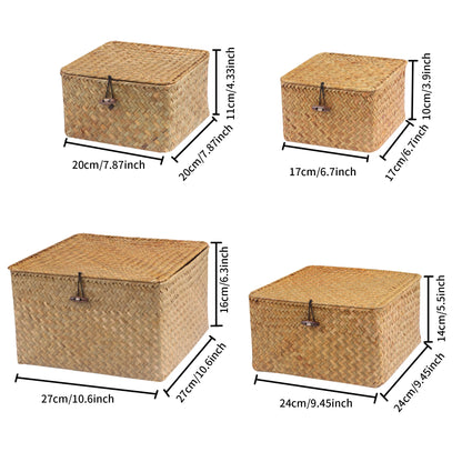 Panier rangement en osier