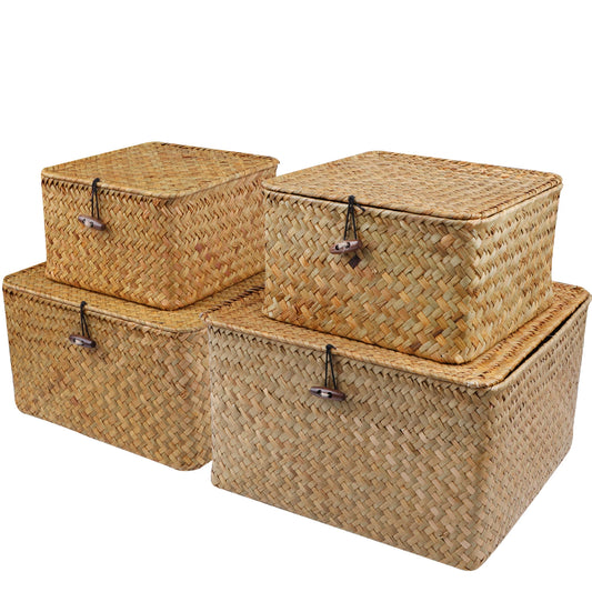 Panier rangement en osier